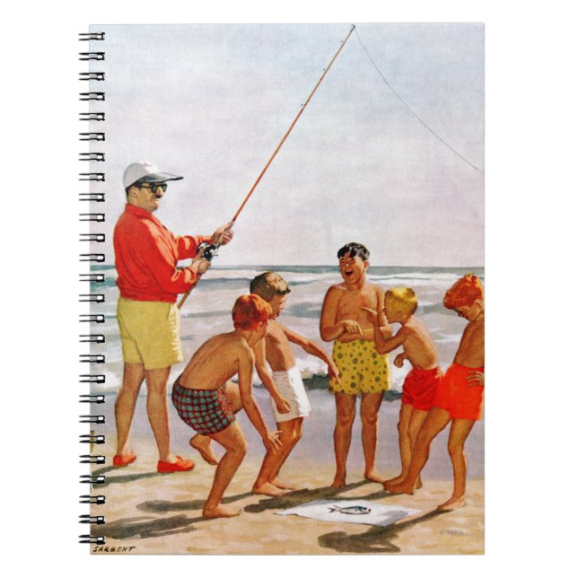 Big Pole Little Fish by Richard Sargent Notebook (Front)