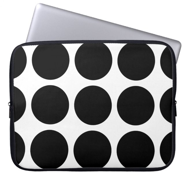 Big Polka Dots Electronics Sleeve (Front)