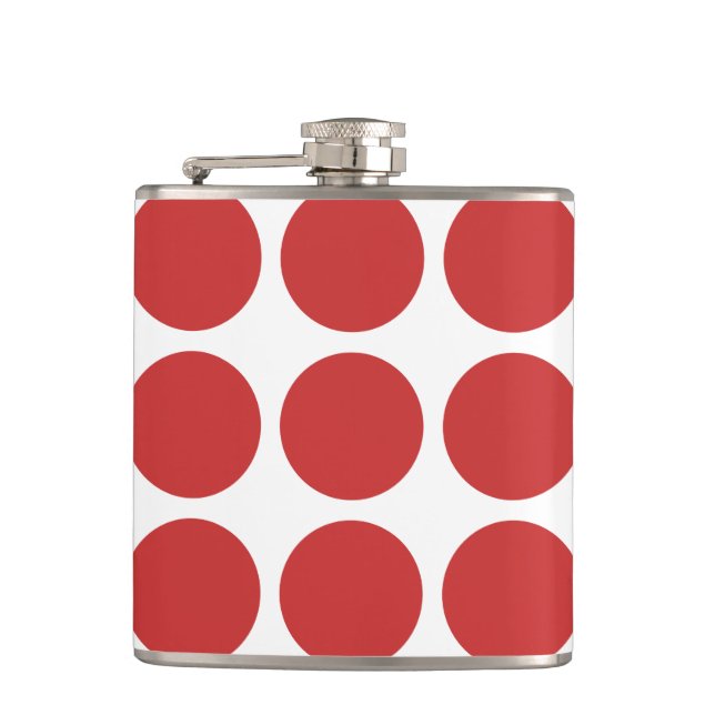 Big Polka Dots Flask (Front)