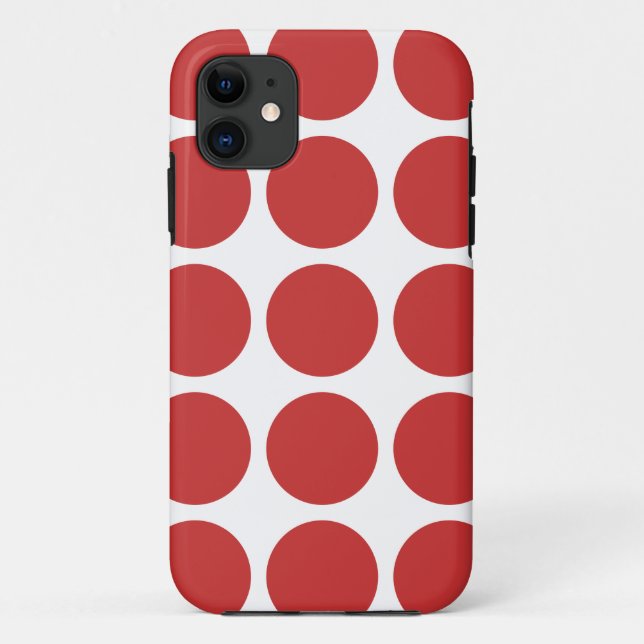 Big Polka Dots iPhone 5 Tough Xtreme Case (Back)