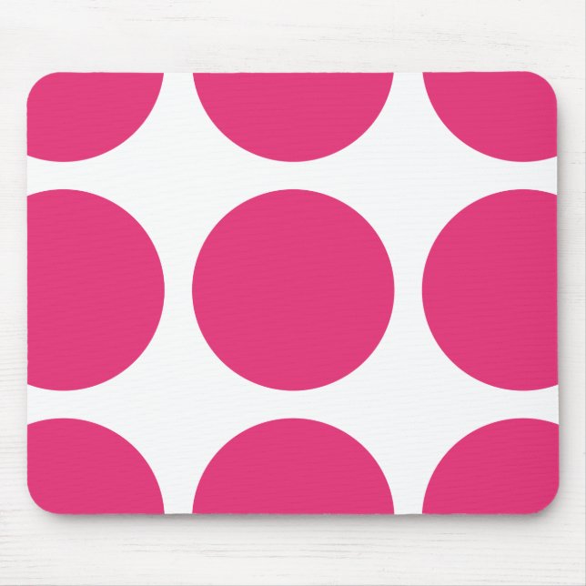 Big Polka Dots Mousepad (Front)