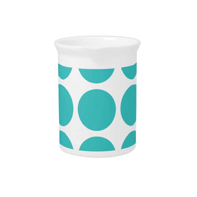 Big Polka Dots Pitcher (Front)