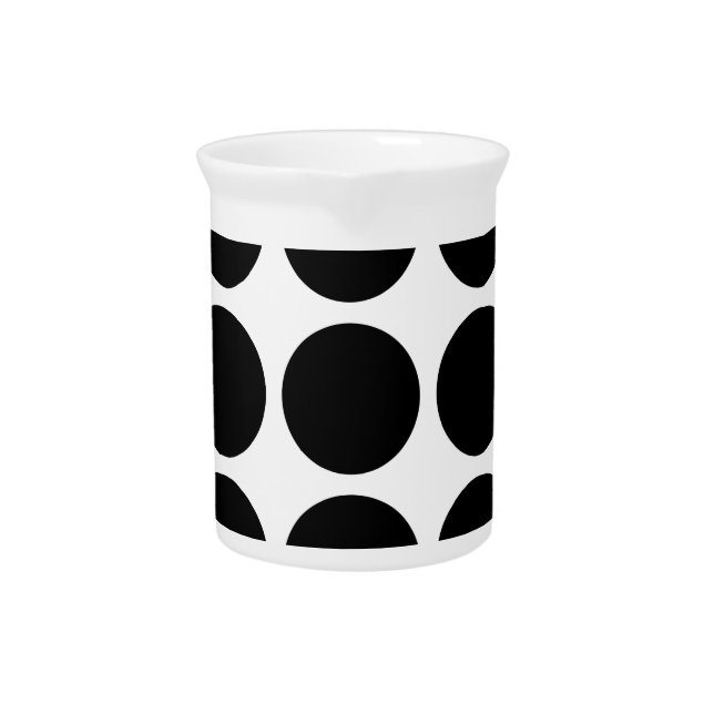 Big Polka Dots Pitcher (Front)
