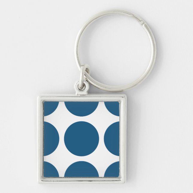 Big Polka Dots Premium Keychain (Front)