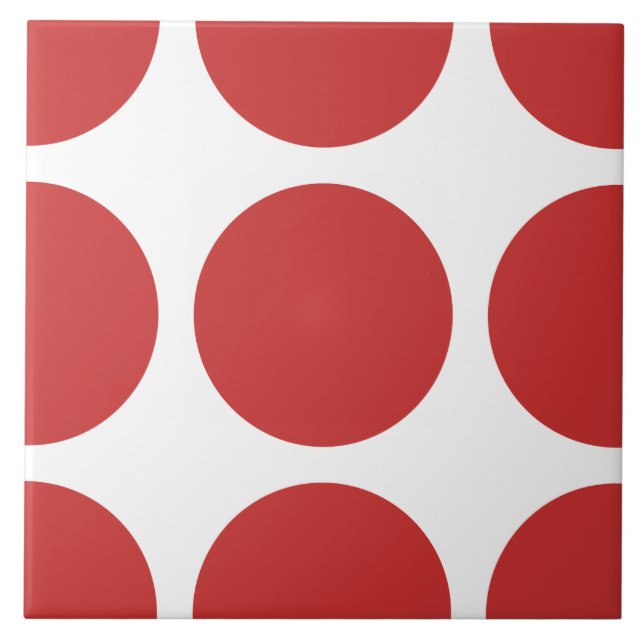 Big Polka Dots Tile (Front)