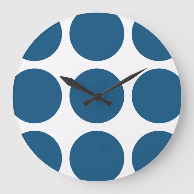 Big Polka Dots Wall Clock (Front)
