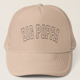 Big Poppa Hip Hop Dad Fathers Day Trucker Hat