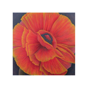 Big Poppy 2003 Wood Wall Art