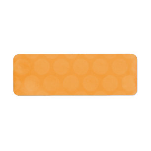 BIG POPSICLE ORANGE SUMMER POLKADOTS CIRCLES POLKA LABEL