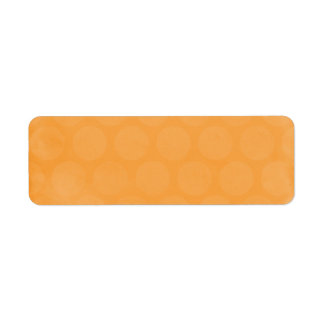 BIG POPSICLE ORANGE SUMMER POLKADOTS CIRCLES POLKA LABEL