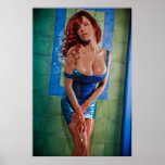 BIG POSTER - BLUE DRESS - Bianca Beauchamp