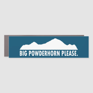 Big Powderhorn Please Car Magnet