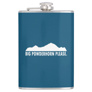 Big Powderhorn Please Flask