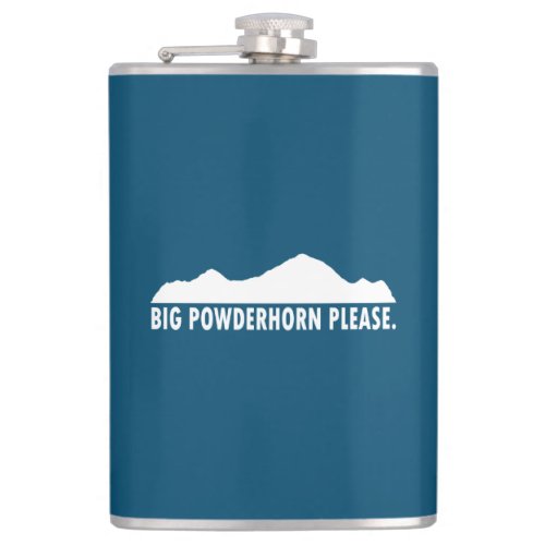 Big Powderhorn Please Flask
