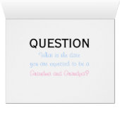 Big Pregnancy Announcement Cards for Grandparents (Inside Horizontal (Bottom))