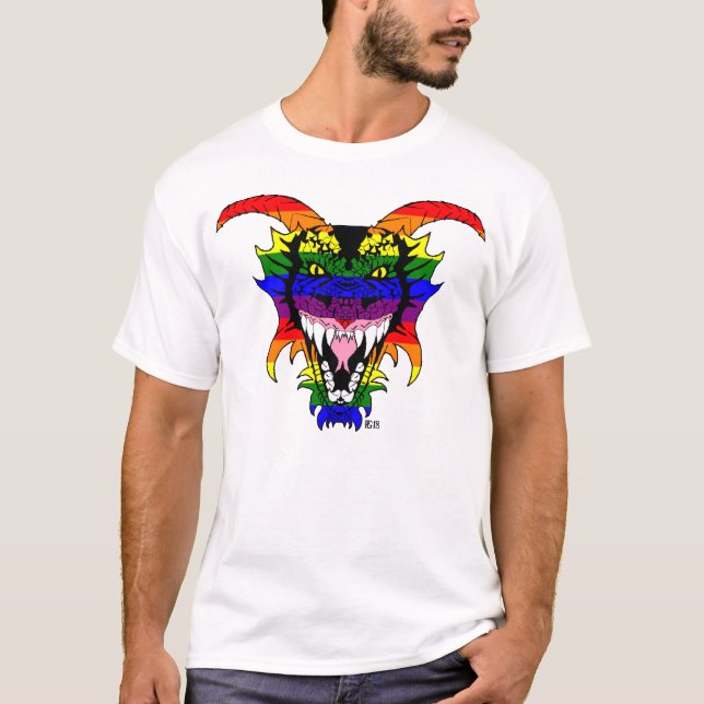 Big Pride Dragon's Head T-Shirt (Front)