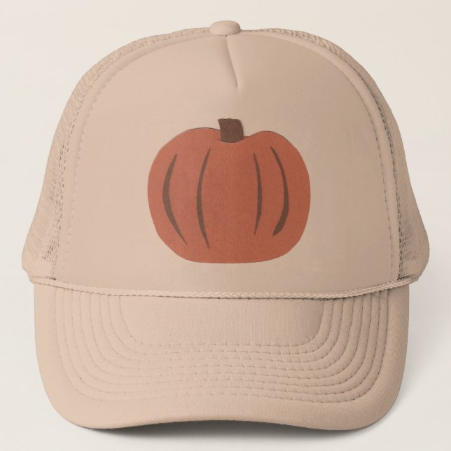 Big Pumpkin Trucker Hat (Front)