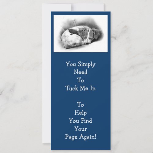 BIG PUPPY BOOKMARK FOR KIDS