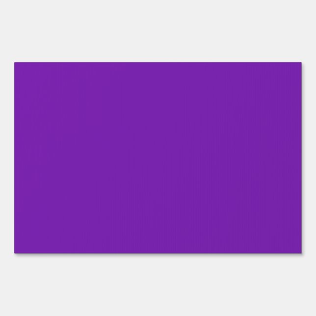 BIG PURPLE BACKGROUND TEMPLATE TEXTURE WALLPAPER C YARD SIGN (Front)