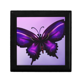 Big Purple Butterfly Gift Box