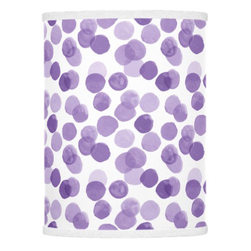 Big Purple Dots Pattern Lamp Shade
