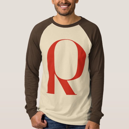 Big R: Jeanne Moderno Lettres T-Shirt