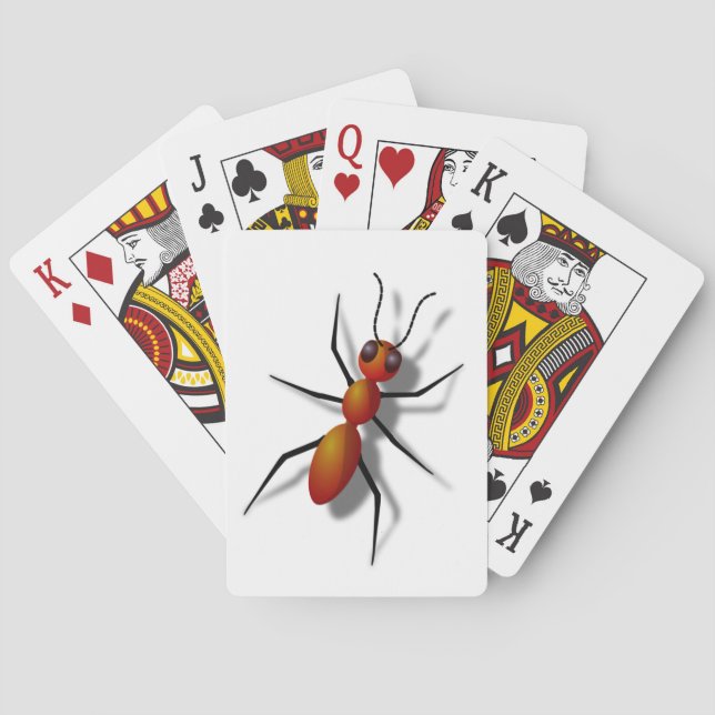 Big Red Ant Poker Cards (Back)