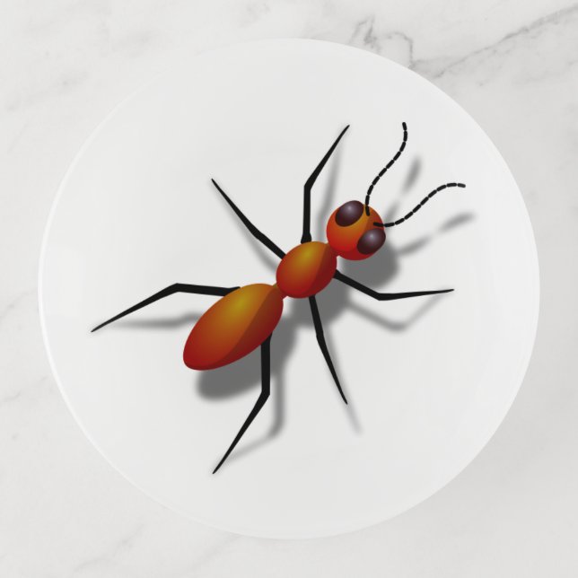 Big Red Ant Trinket Tray (Front)