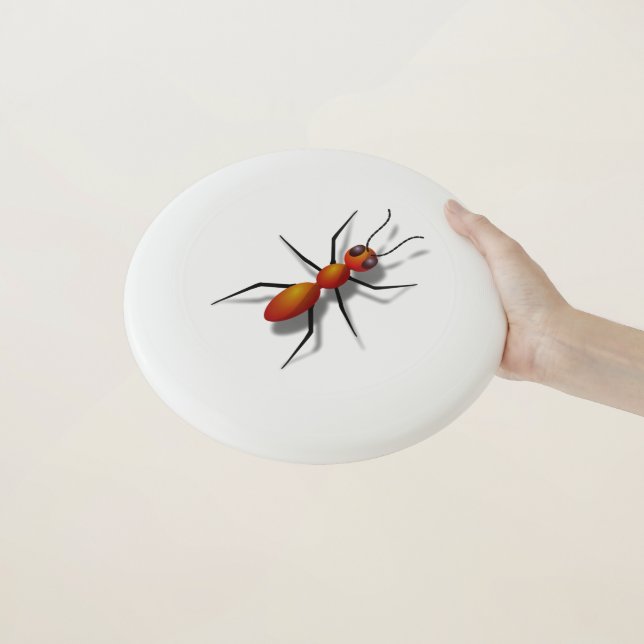 Big Red Ant Wham-O Frisbee (In Hand)