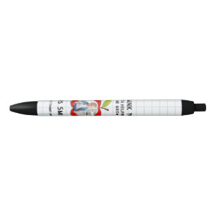 Big Red Apple Teacher Thank You Photo Pen   Person