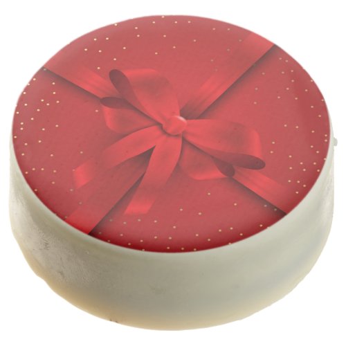 Big Red Bow Christmas Holidays Gift Chocolate Covered Oreo