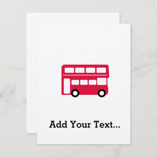 Big Red Bus (Front/Back)