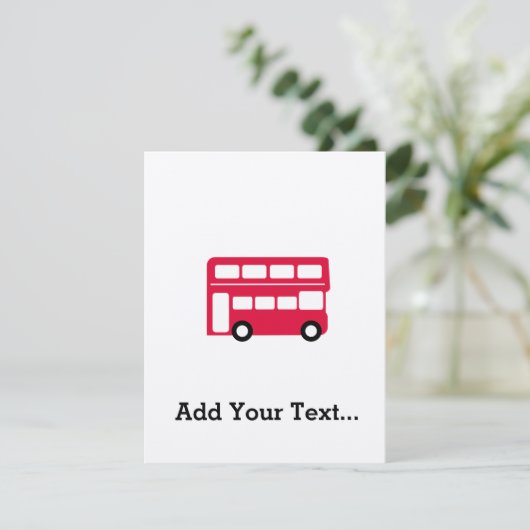 Big Red Bus (Standing Front)