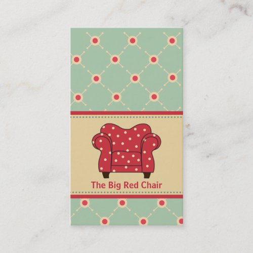 Big Red Chair Business Cards