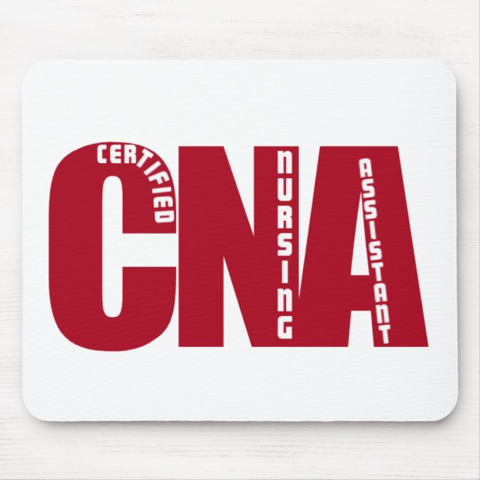 BIG RED CNA   CERTIFIED NURSING ASSISTANT MOUSE PADS