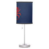 Big Red Crab Back to School Dorm Essentials Table Lamp (Right)