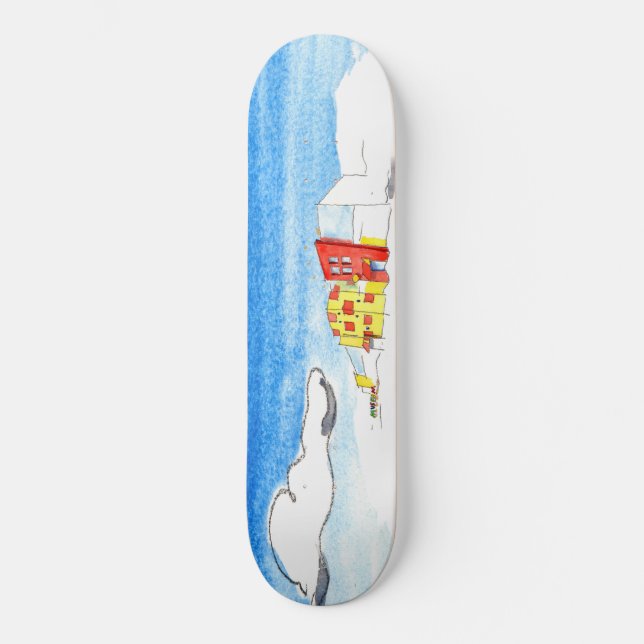 Big Red Door @DuPage Children's Museum Skateboard (Front)