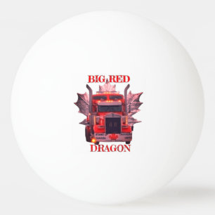 BIG RED DRAGON PING PONG BALL