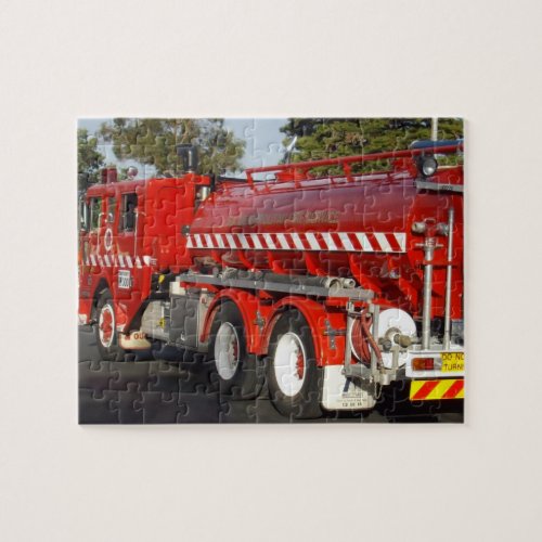 Big Red Fire Engine Jigsaw Puzzle