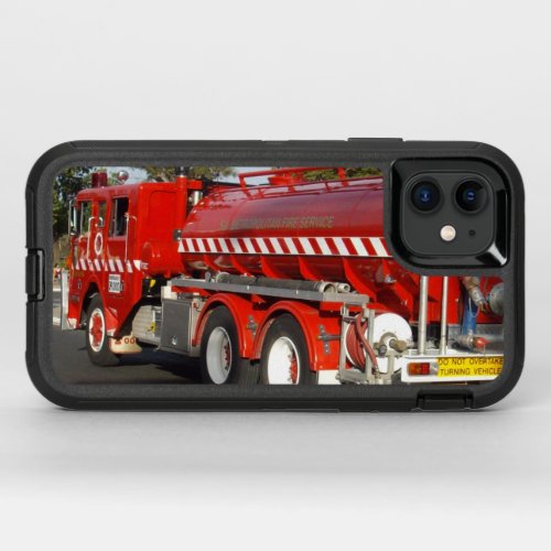Big Red Fire Engine OtterBox Defender iPhone 11 Case