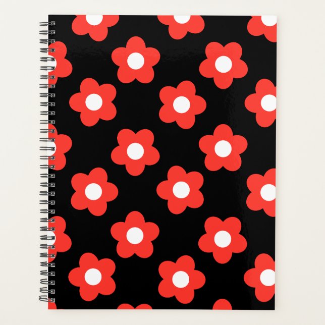 Big Red Flower Planner (Front)