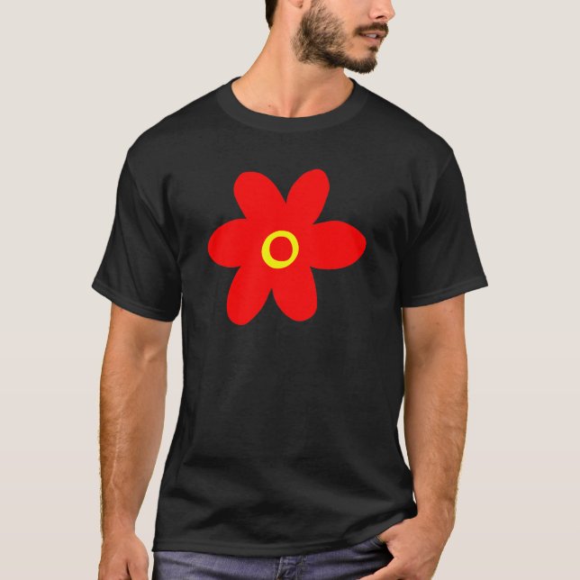 Big Red Flower T-Shirt (Front)
