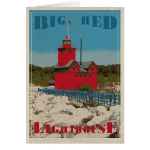 Big Red from the Pier Cards