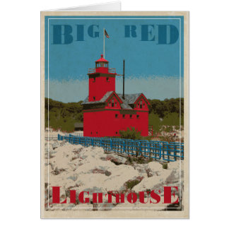 Big Red from the Pier Cards
