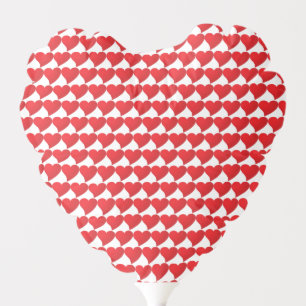 Big Red Heart, Love, white Valentine's day gift Balloon