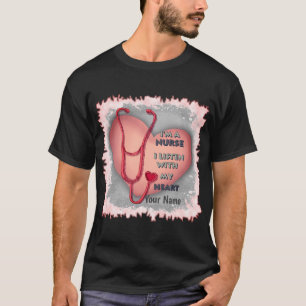 Big red heart nurse T-Shirt