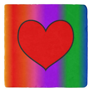 Big Red Heart  Trivet