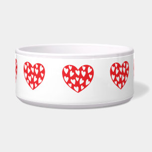 Big red heart with little hearts bowl