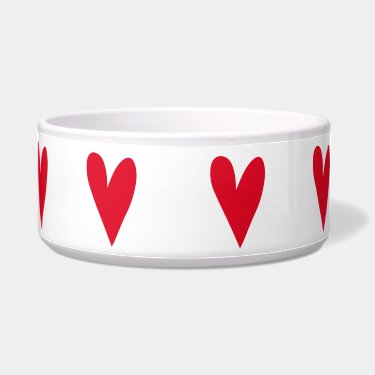 Big Red Hearts Pattern