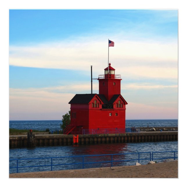 Big Red - Holland, MI Photo Print (Front)
